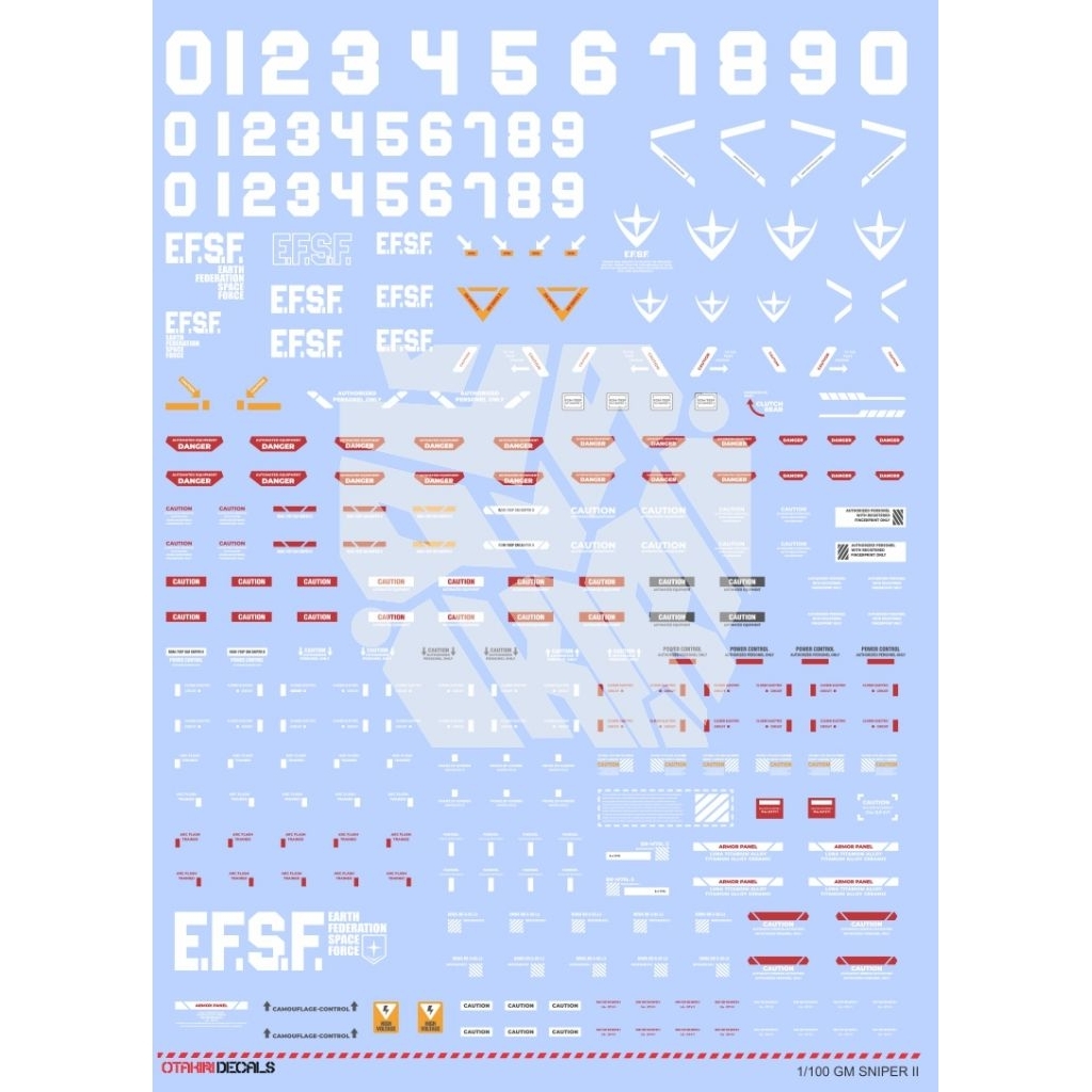 GM SNIPER II WATERDECAL