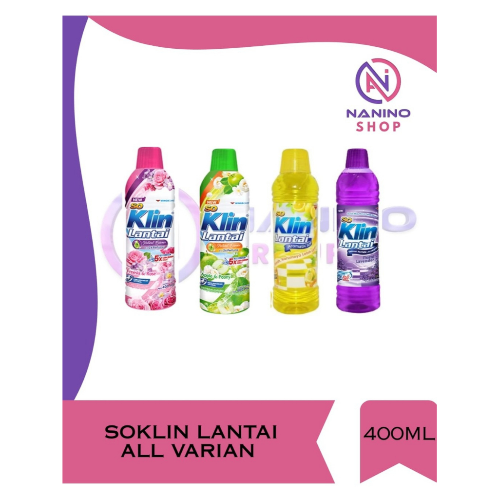 SOKLIN PEMBERSIH LANTAI/SOKLIN 400ML/SOKLIN PRPOMO