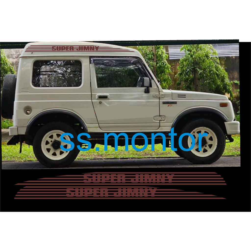 striping stiker atap katana jimny talang super jimny