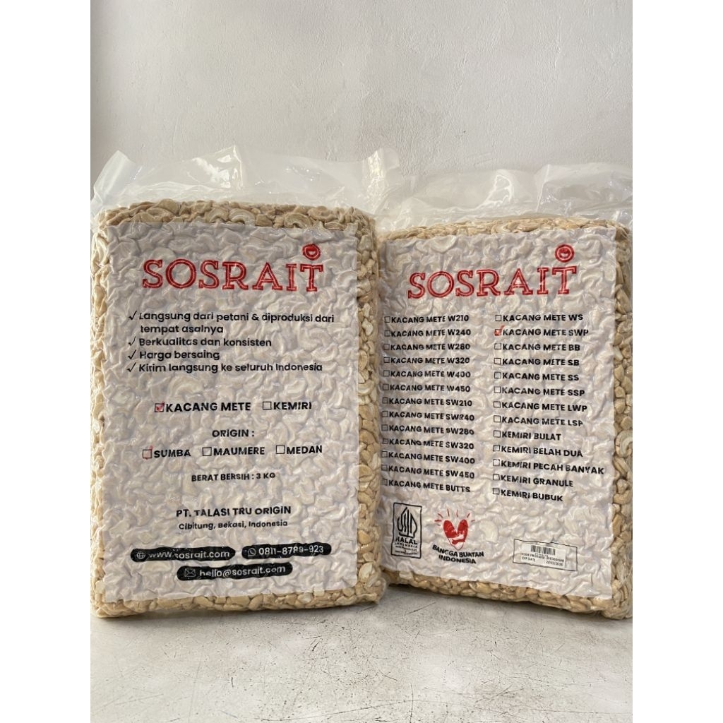 Kacang mede pecahan repack 500 gram | kacang mede belah | kacang mete