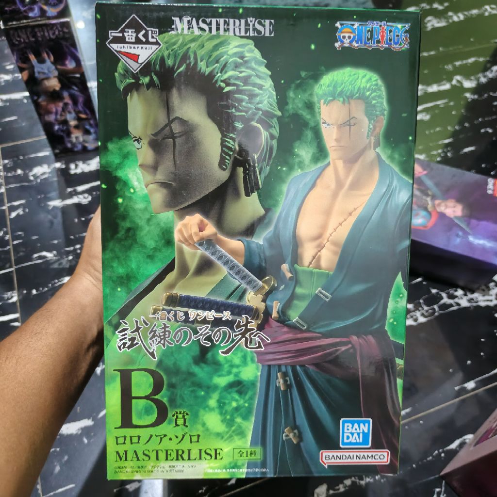 [Original] Action figure One Piece Roronoa Zoro Ichiban Kuji Masterlise Prize B MISB