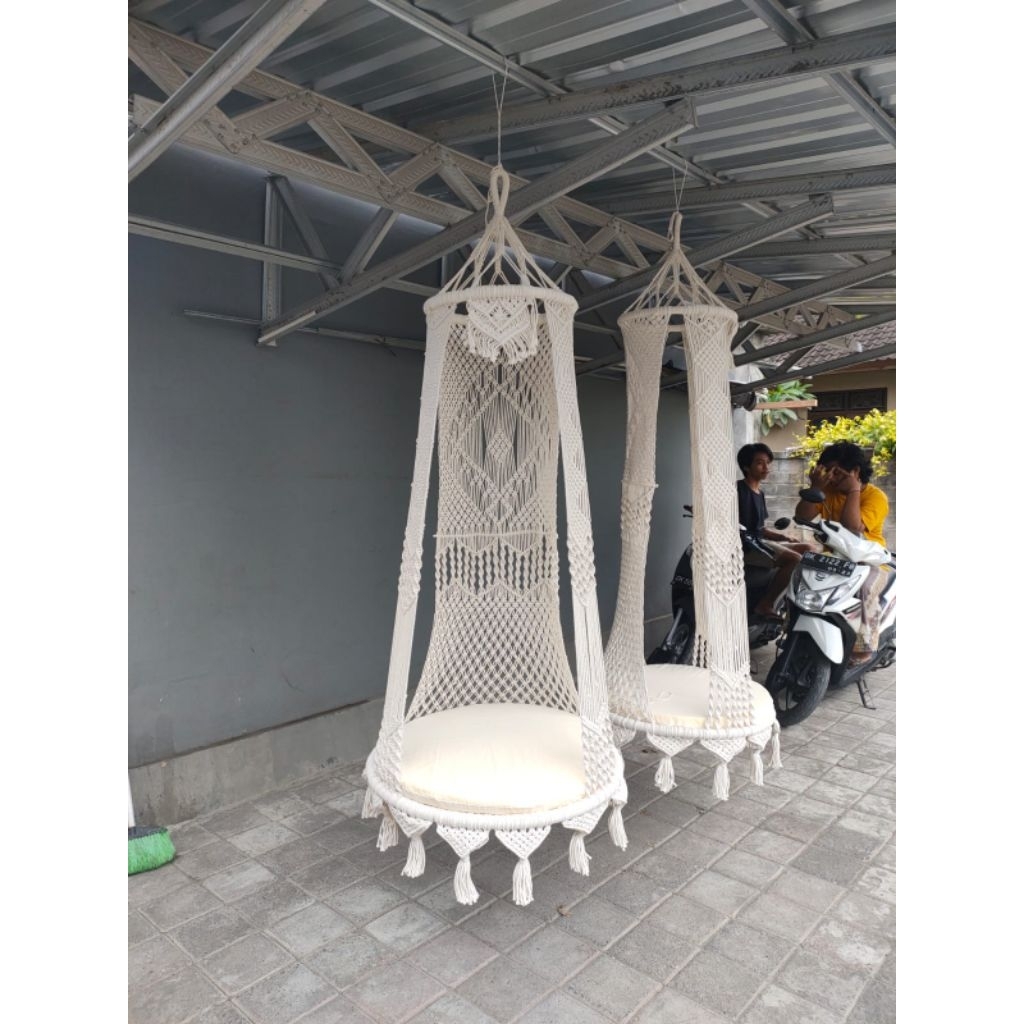 ayunan dekorasi macrame