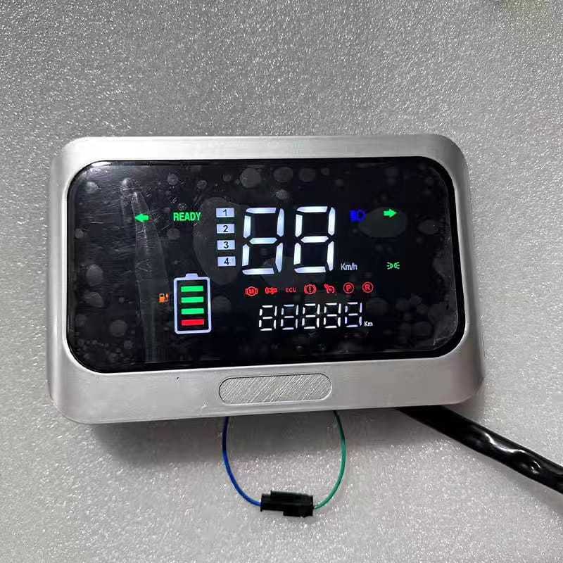 speedometer speedo meter motor listrik universal kotak 48v 60v 72v