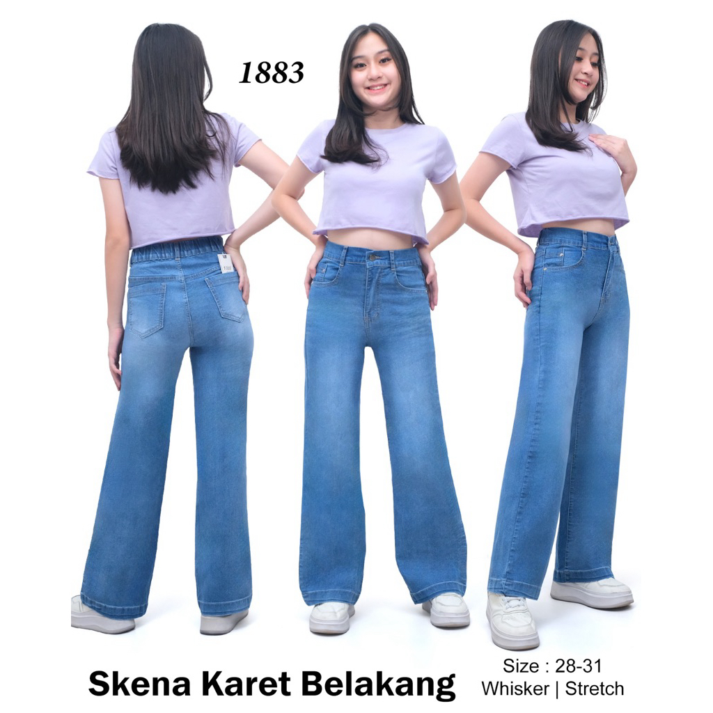 T-3000 Skena Whisker Flare Jeans