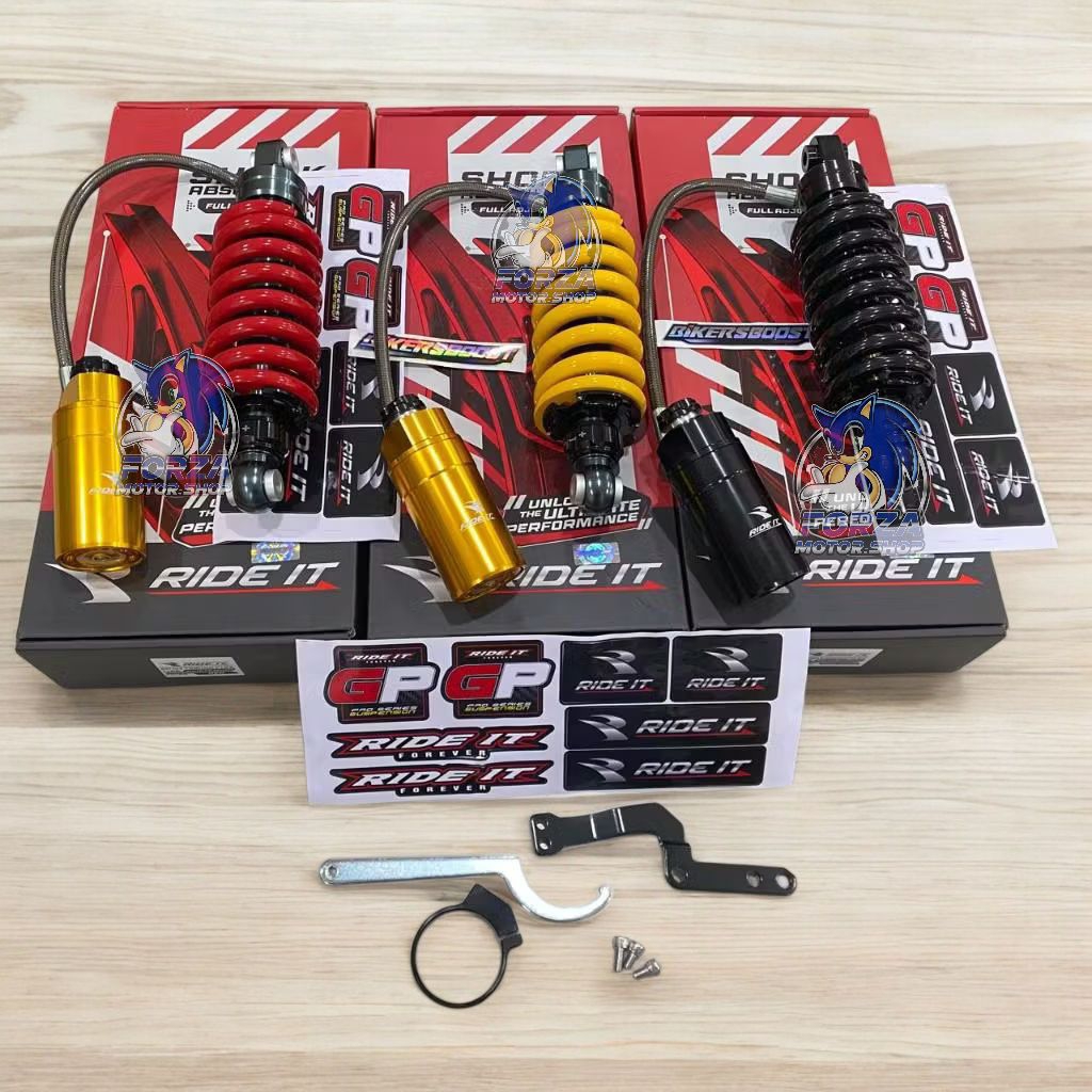 Monoshock Ninja RR 265mm Shock Ride It Gp 103 Pro Series Tabung Fleksibel 360 Drajat Original
