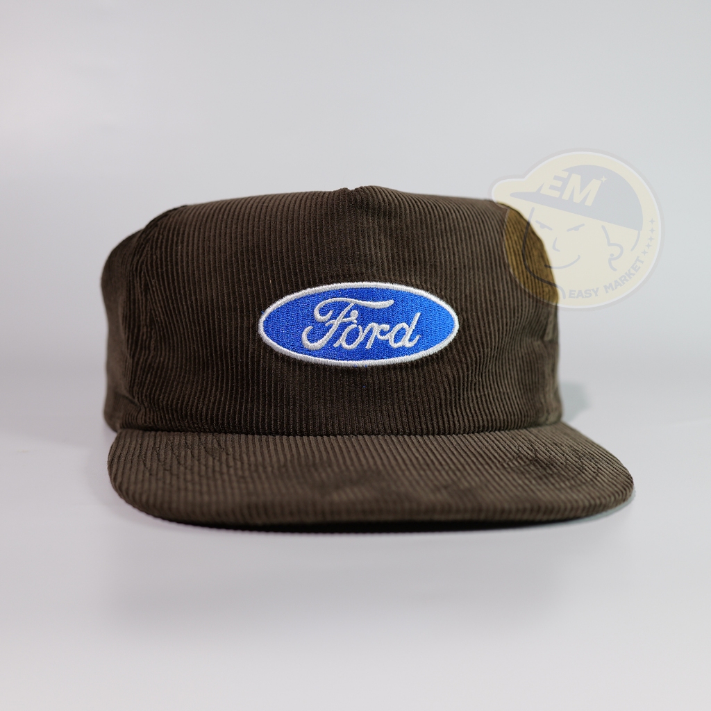 Vintage Ford Brown Corduroy Cap