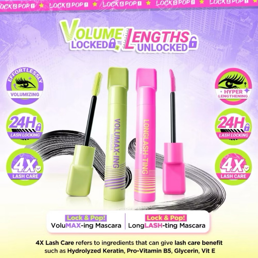 Maskara dazzle me longlasting n volumax