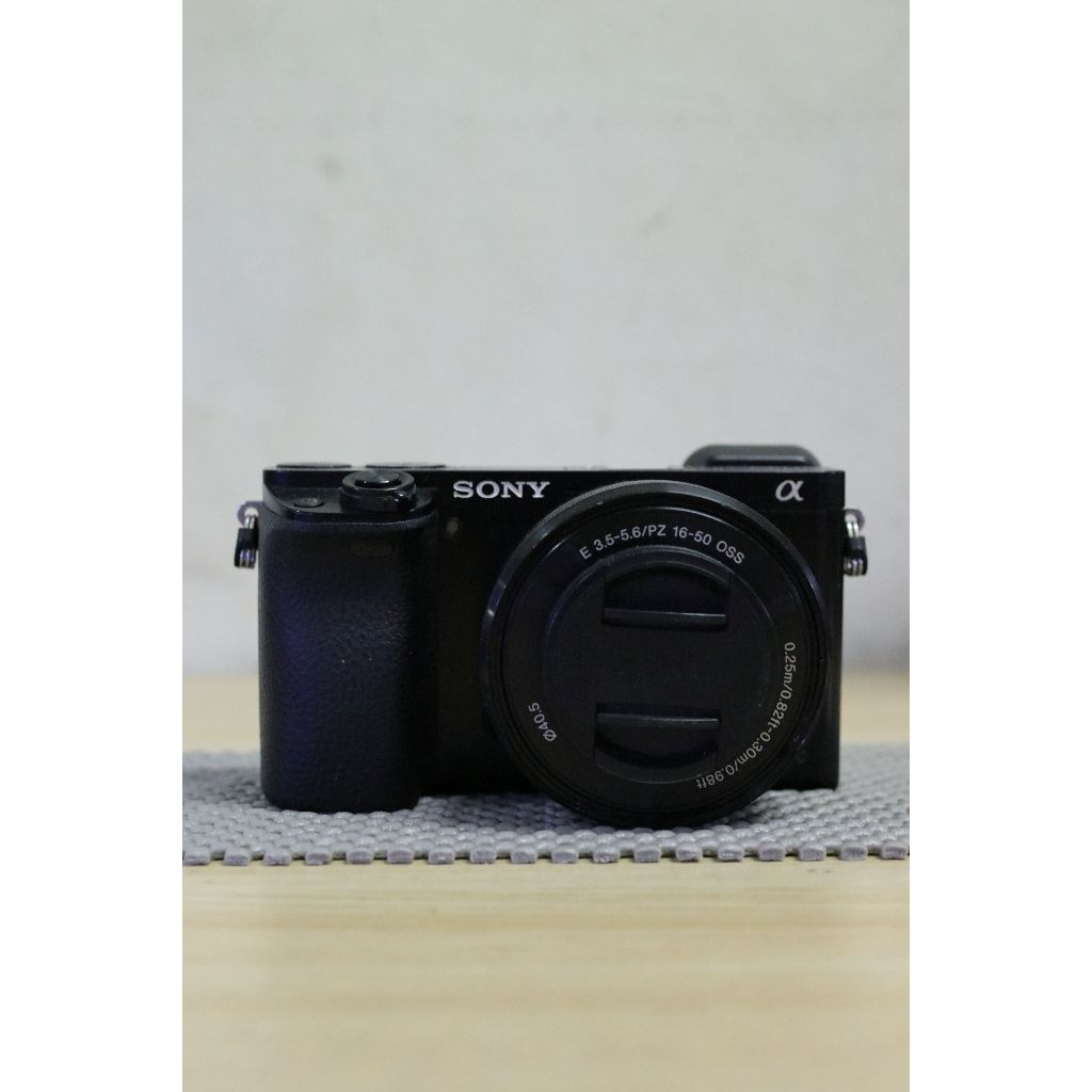 SONY A6000 KIT HITAM MULUS SC RENDAH