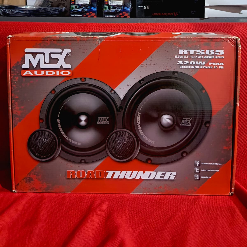 Speaker Mobil MTX Audio RTS65 6.5 Inch – 320W Road Thunder