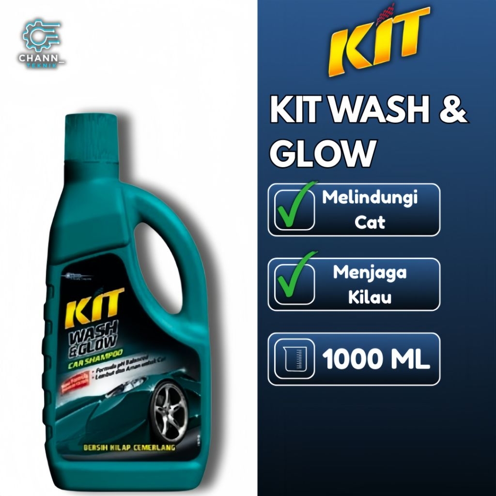 Kit Wash And Glow Car Shampoo 1000ml