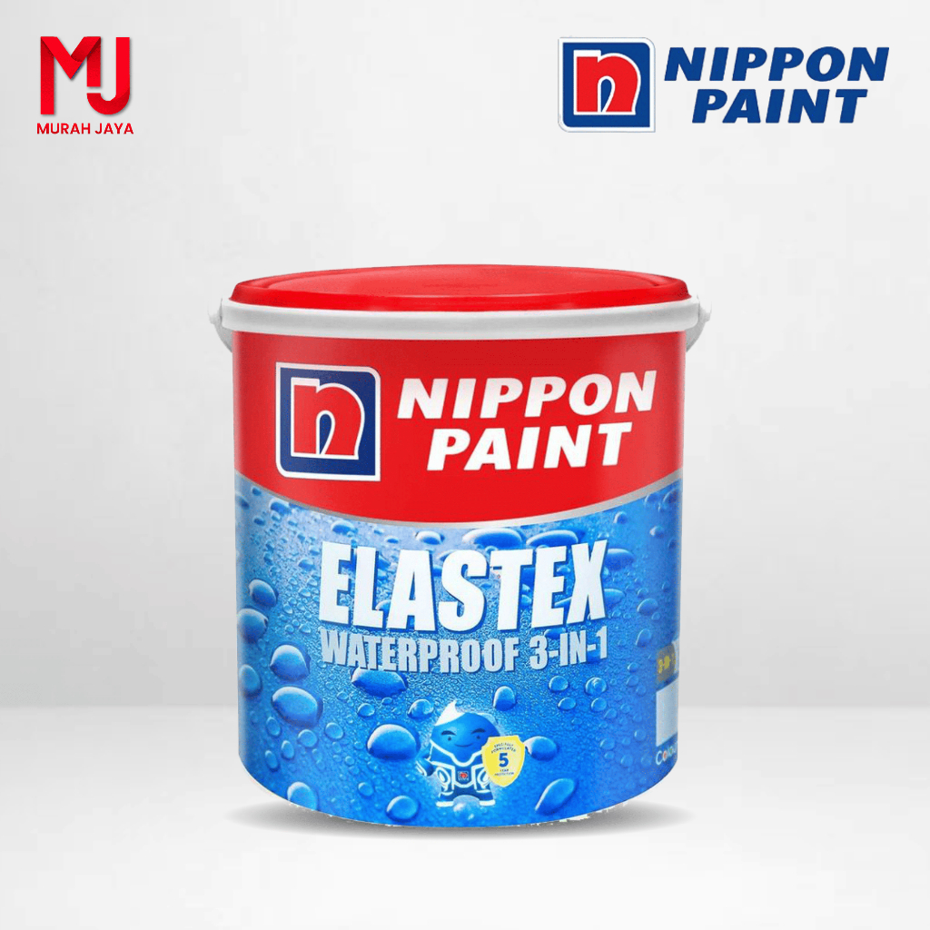 Nippon Paint Elastex Waterproof 3in1 Cat 20kg | Colour Cat Tinting 2