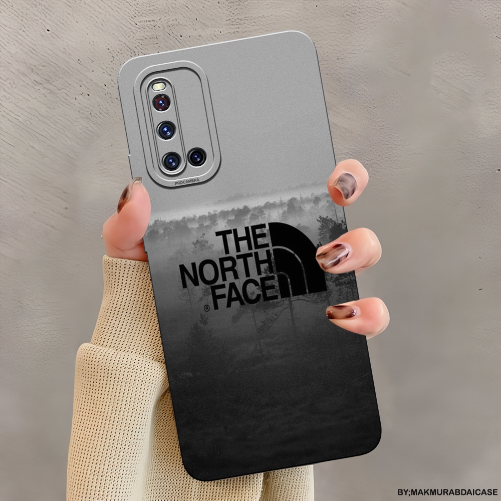 Case Compatible For Vivo V17 Pro - V17 - V19 - Motif The North Face  - Cassing Handphone - Silikon H