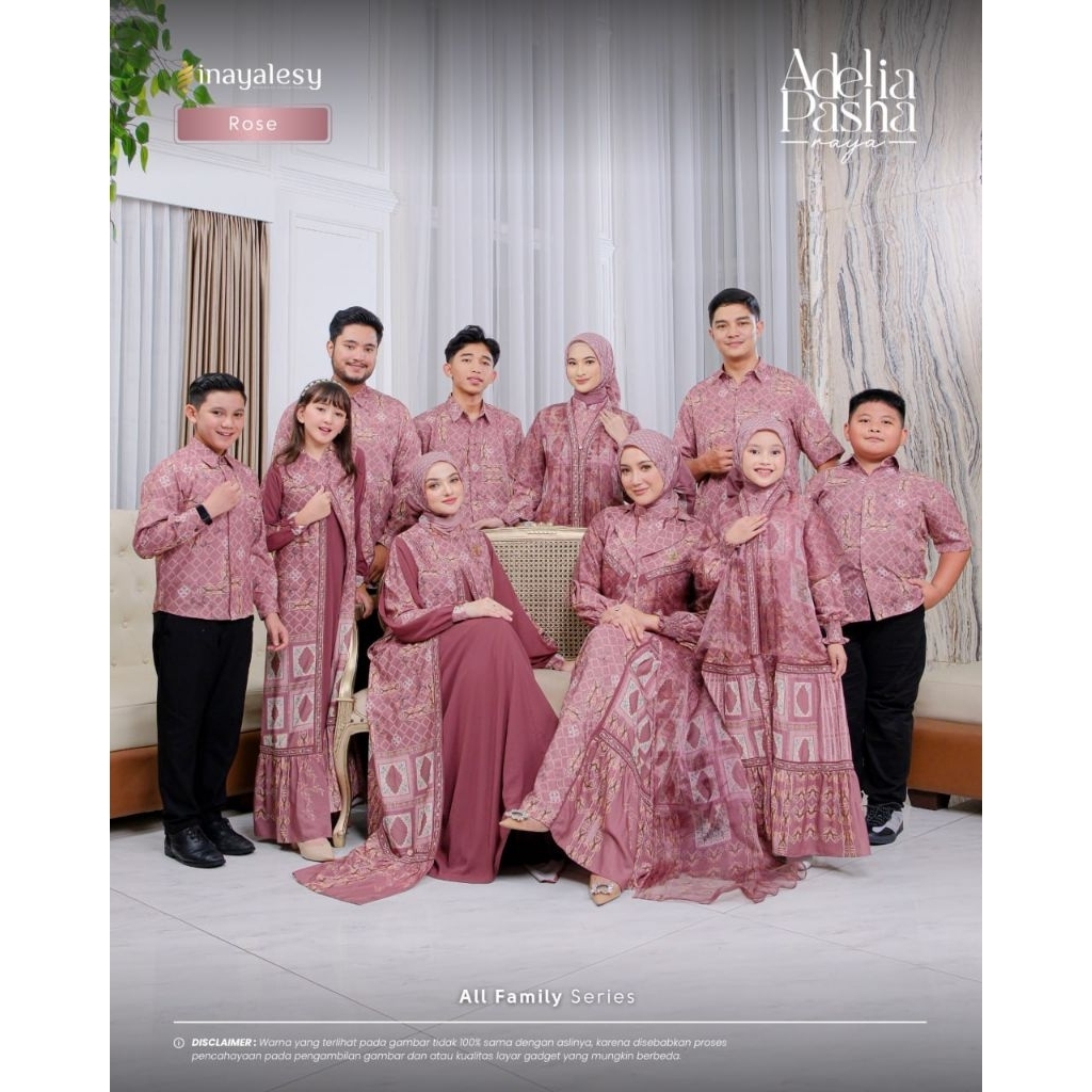 ADELIA PASHA RAYA SARIMBIT KELUARGA 2026 BY INAYALESY..PO...READY JANUARI..CO DIKIRIM GIFT DULU