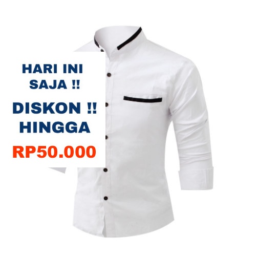 29 WARNA WARNI TC87 COLLECTION THE CLOVER 87 CHAMELEON Kemeja Cowok Hem Pria Shanghai Koko Kerah Man