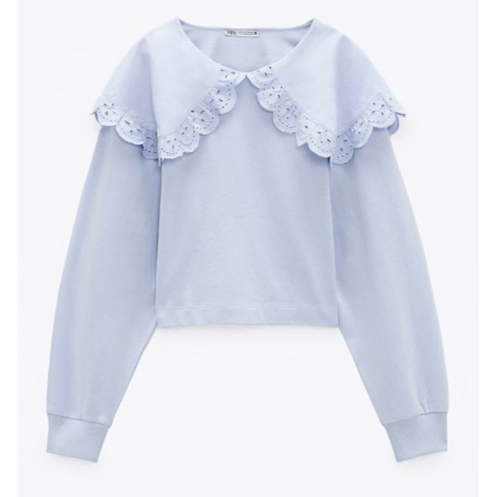 zara crop katbol preloved