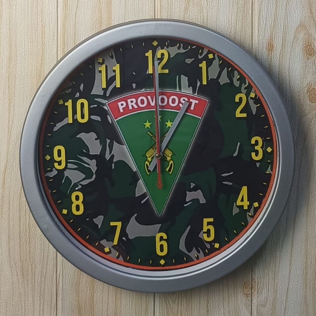 Jam Dinding Provos TNI AD 32cm