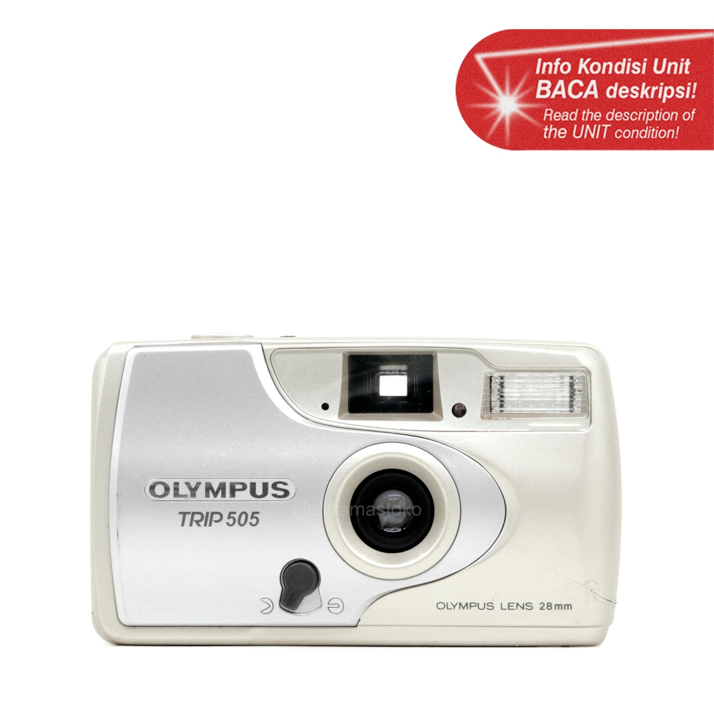 Kamera Film Analog OLYMPUS TRIP 505 - Point & Shoot 35mm Fokus Tetap Gulung Otomatis