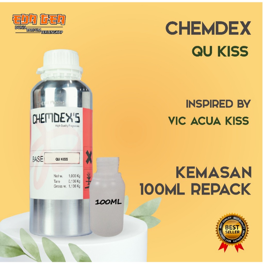 bibit parfum murni QU KISS / VIC ACUA KISS CHEMDEX'S 100ML