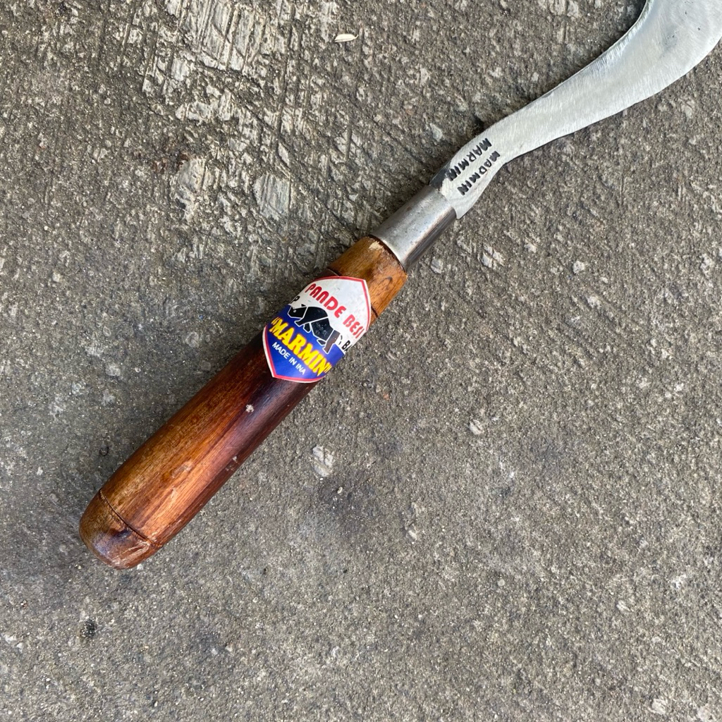 Arit Pemangkat Rumput Serbaguna Baja Per Asli Berkualitas Super