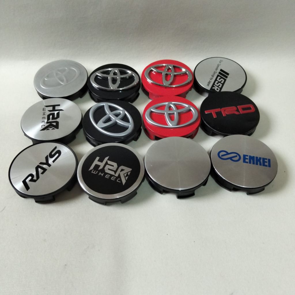 tutup roda dop velg racing variasi diameter 5.7 buat velg mobil avanza vios yaris variasi motif rays