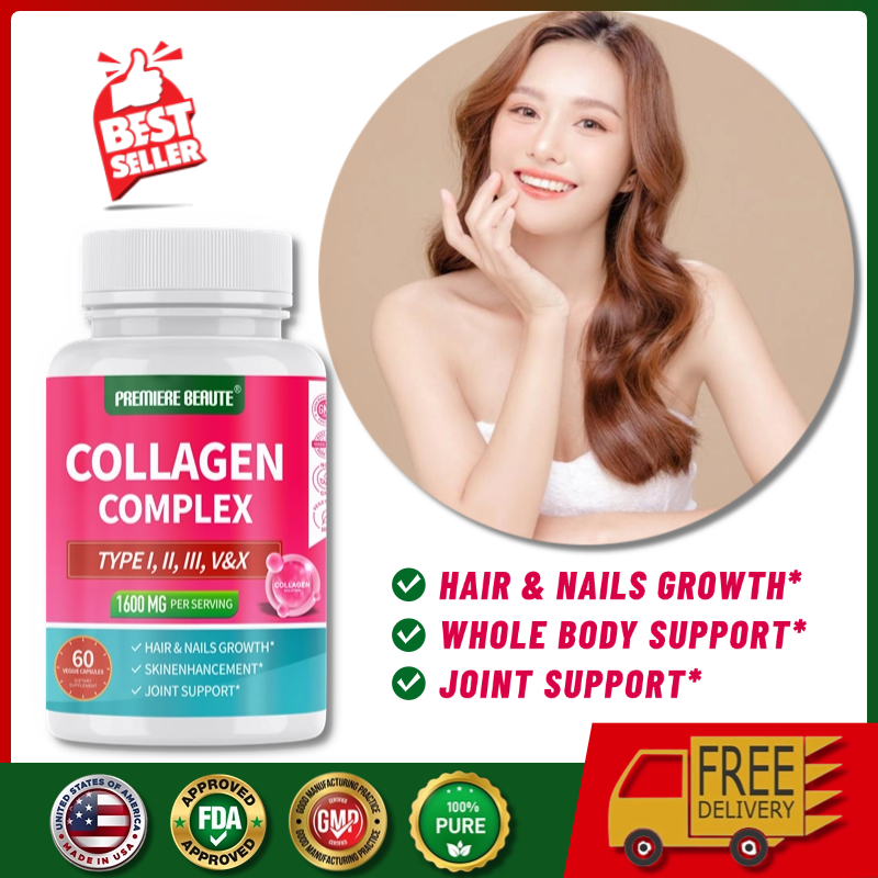 Suplemen Kapsul Kolagen/Kolagen Glow/Kolagen Pemutih Kulit Anti Penuaan Asli