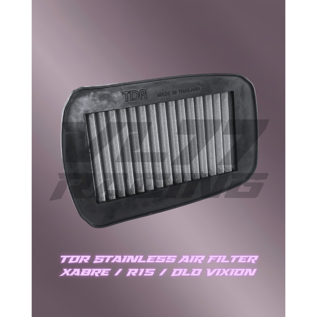 Filter udara Stainless TDR Air Filter Yamaha Xabre / R15 / Vixion Old