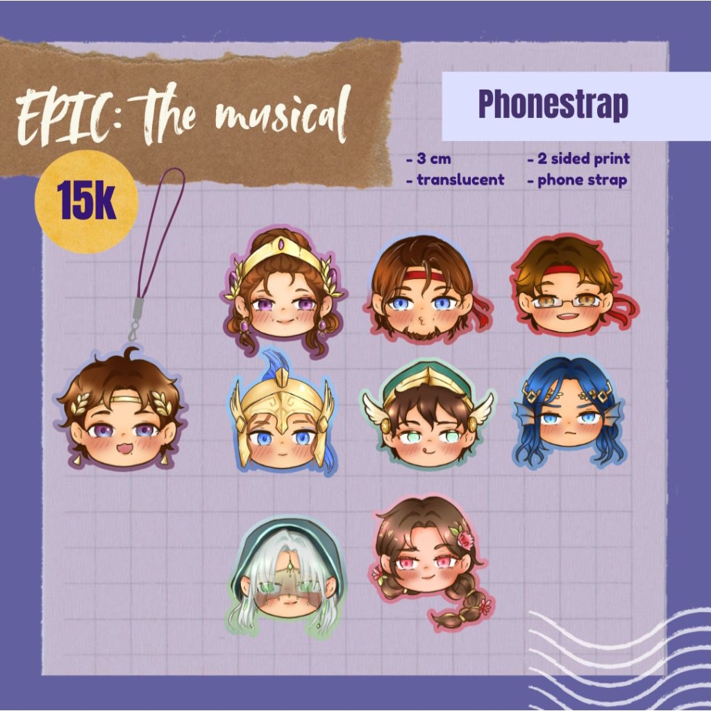 Epic the musical Phonestrap / gantungan HP Epic by Art_Tenx