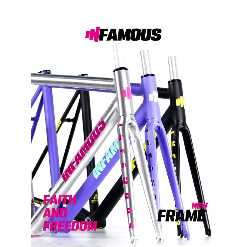 Frame Fixie Infamous XXX 700c Alloy Ringan
