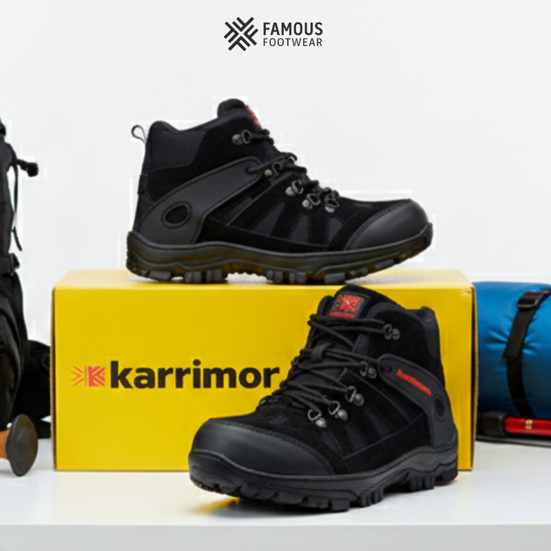 BIG PROMO Sepatu Safety Boots Pria Karrimore Tracking Outdoor - Sepatu Gunung Karimor Summit Hiking