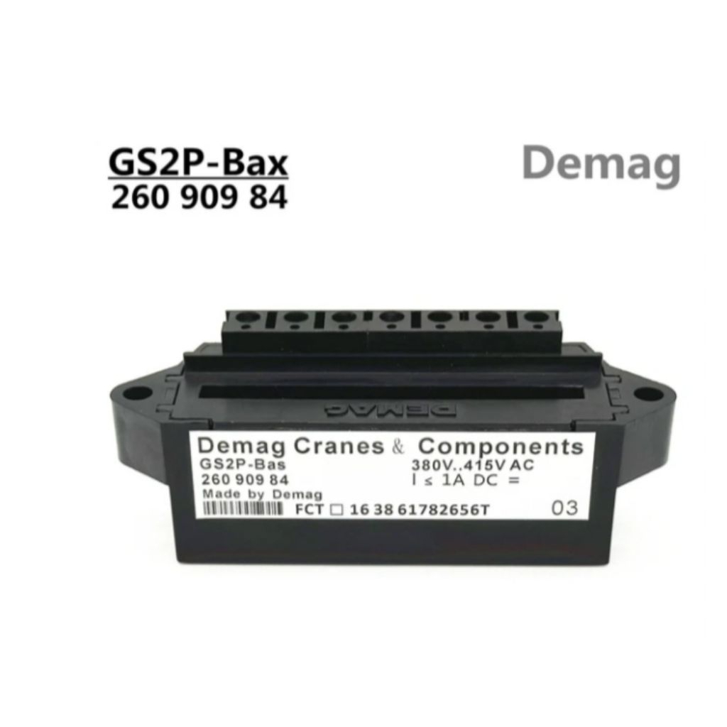 RECTIFIER GS2P-BAAS DEMAG-GERMANY BRAKE RECTIFIER GS2P-BAAS HOIST CRANE DEMAG