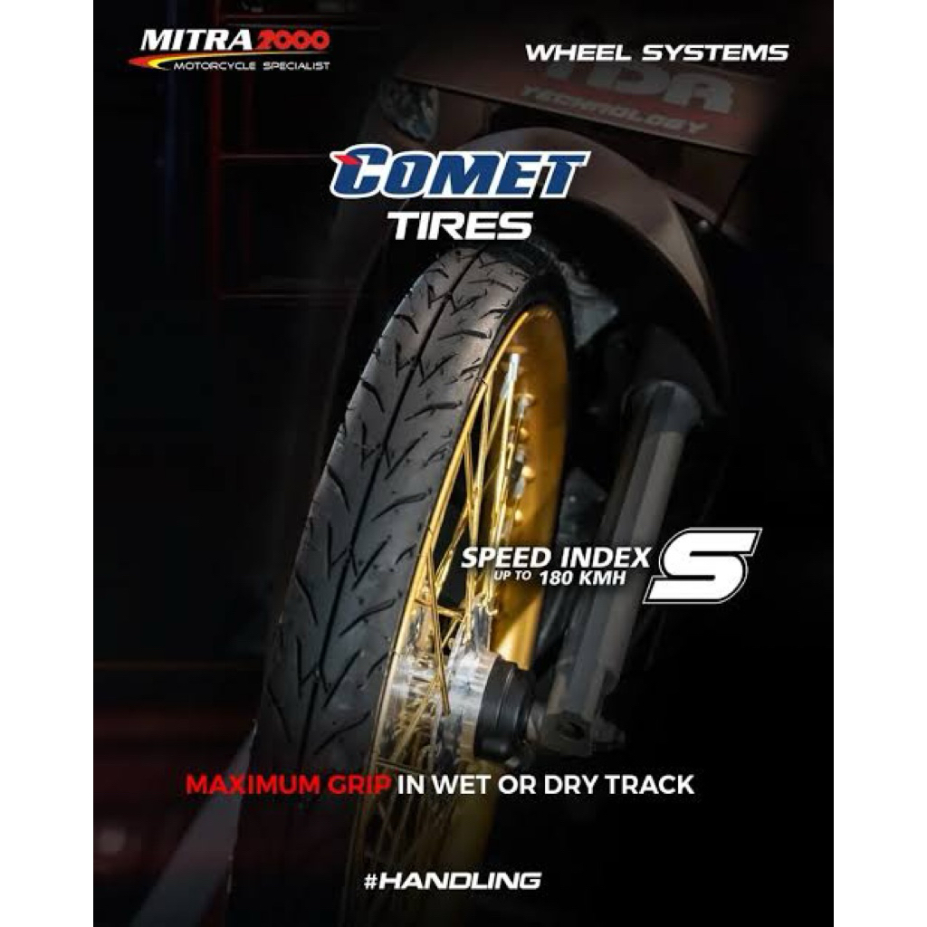 BAN LUAR RACING COMET DRAG TIPE M1 50/90-60/80-70/80-80/80 17 50/90 14 200 225 250 275 17