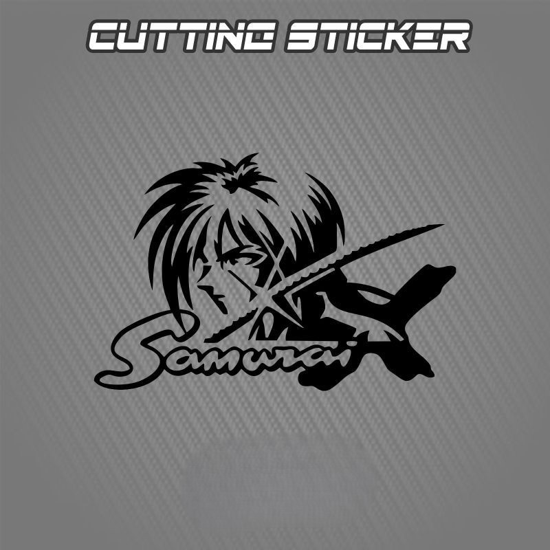 Sticker Motor / Mobil Cutting Rurouni Kenshin Stiker Tahan Gores Free Custom