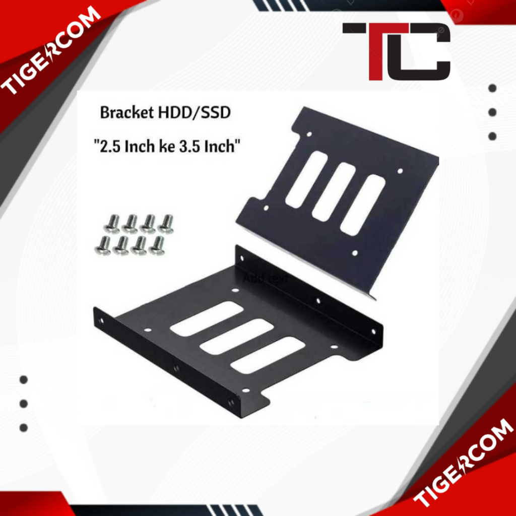 bracket HDD/SSD 2.5 Inch to 3,5 Inch - Hitam