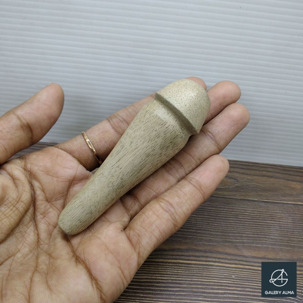 GALERY_ALMA | ( model unik dan antik 8 cm ) pipa once / once cangklong kayu dewandaru