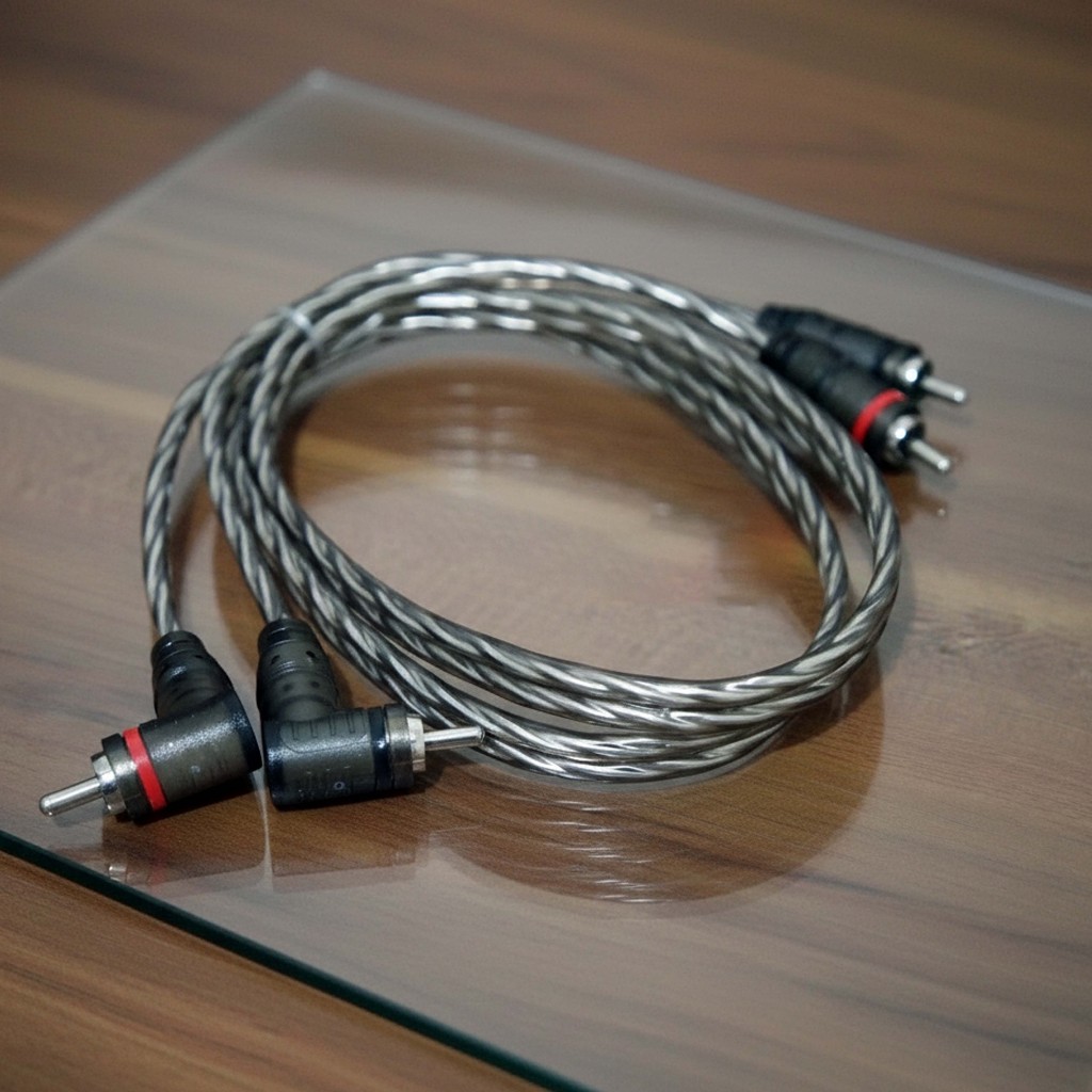 Kabel RCA Audio Mobil 1 Meter High Quality