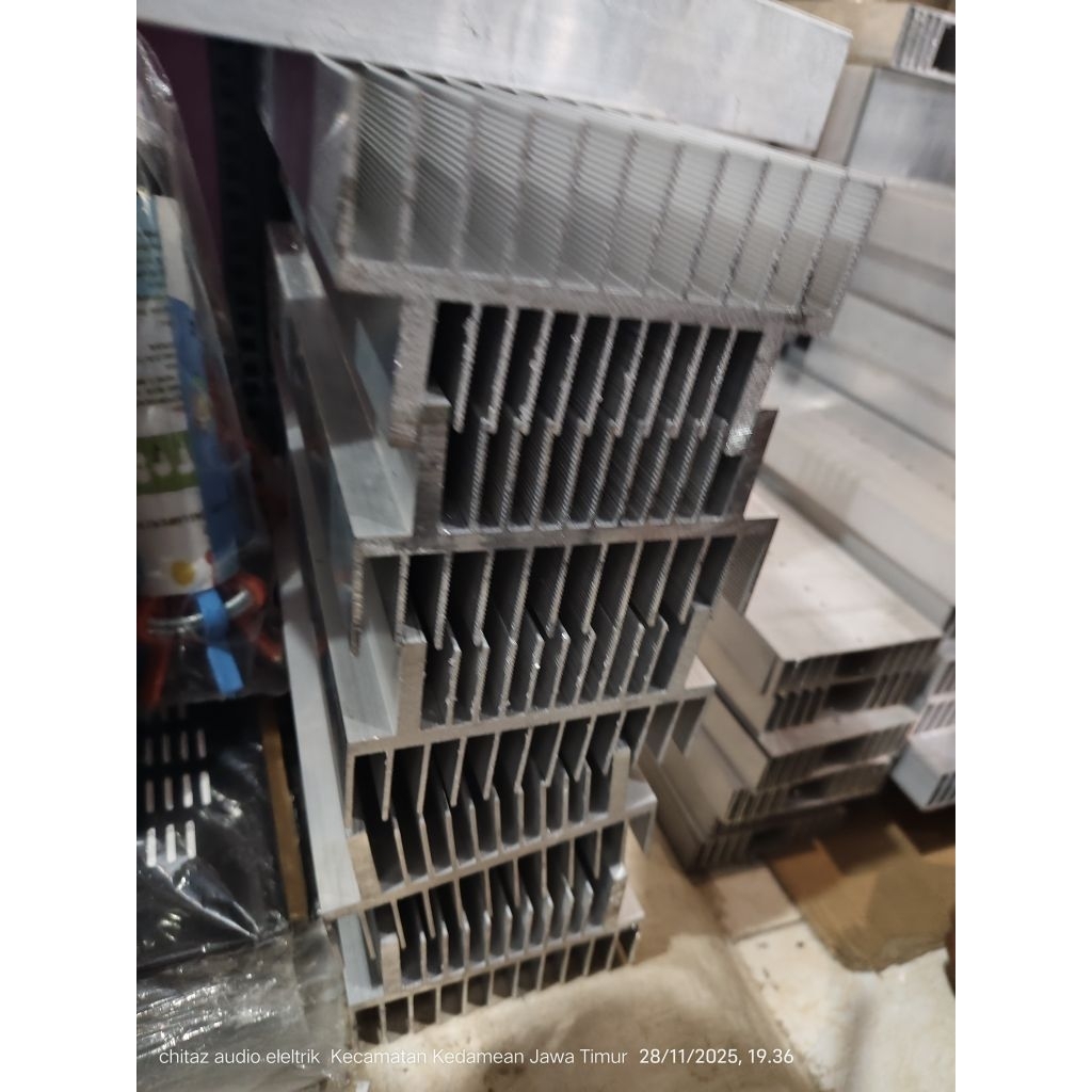 heatsink pendingin 3U lebar 11cm panjang 30 cm tebal 6mm