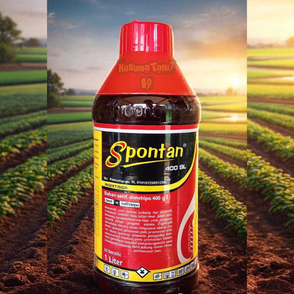Insektisida Murah Dimehipo 400 gL Spontan 1 Liter Obat Hama Wereng Penggerek Batang Padi