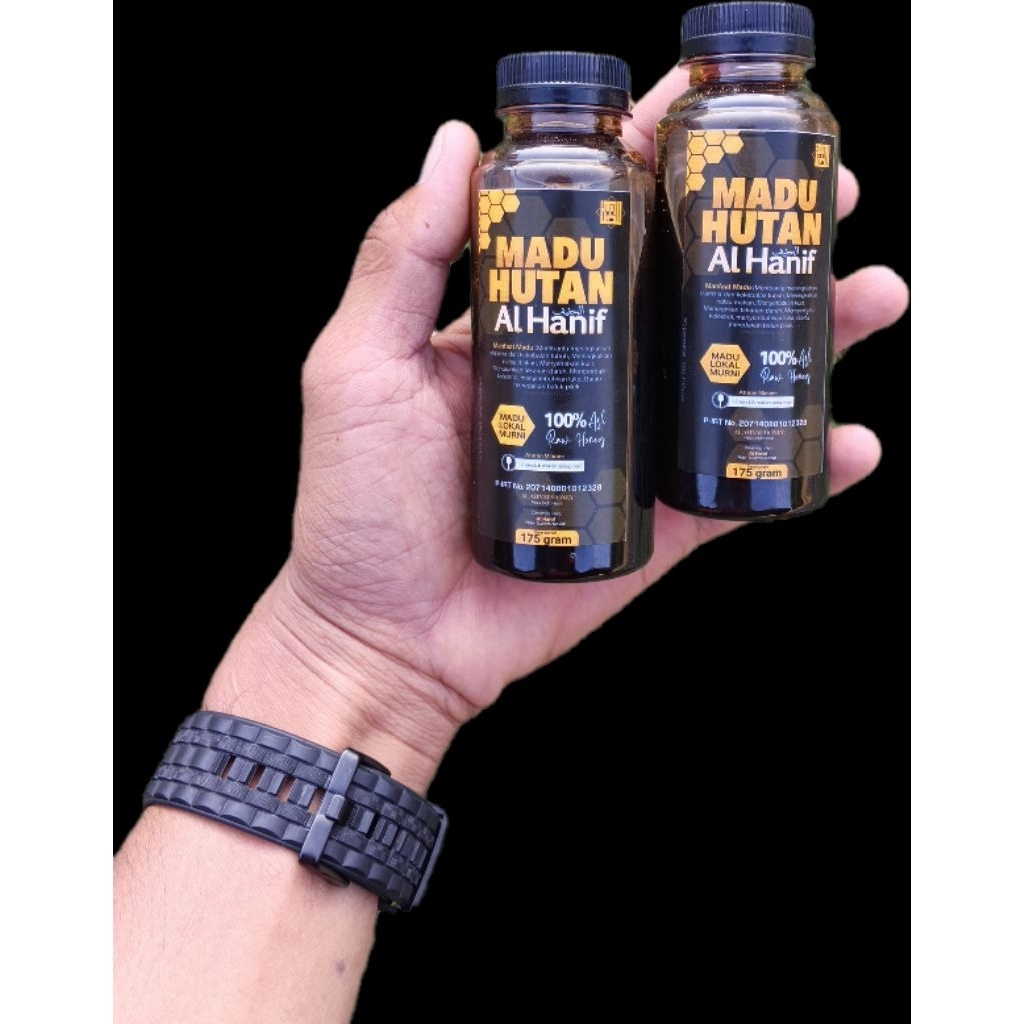 Madu Hutan Asli Al Hanif kemasan 175 gram 100% asli bergaransi/Madu Manis/Madu Akasia/Melifera/Madu 
