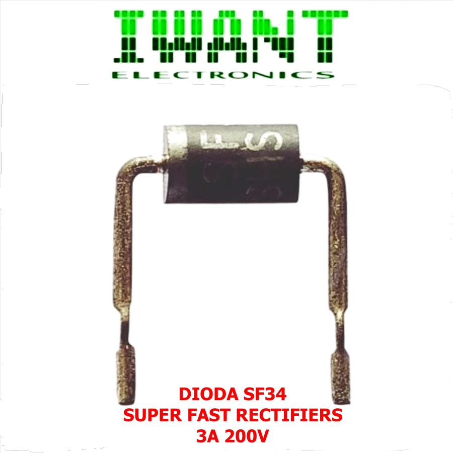 SF34 DIODA SF34 DIODA SUPER FAST RECTIFIERS 3A 200V DIODA SF34 200 VOLT 3 AMPERE