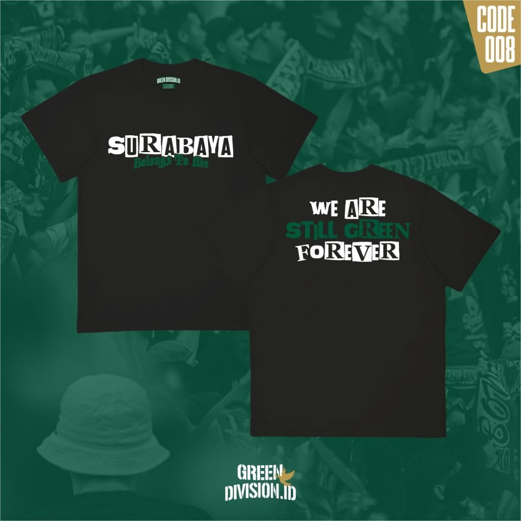 Kaos Persebaya Belongs To Me 01, Kaos Persebaya, Kaos Casual Persebaya, Kaos Ultras Persebaya