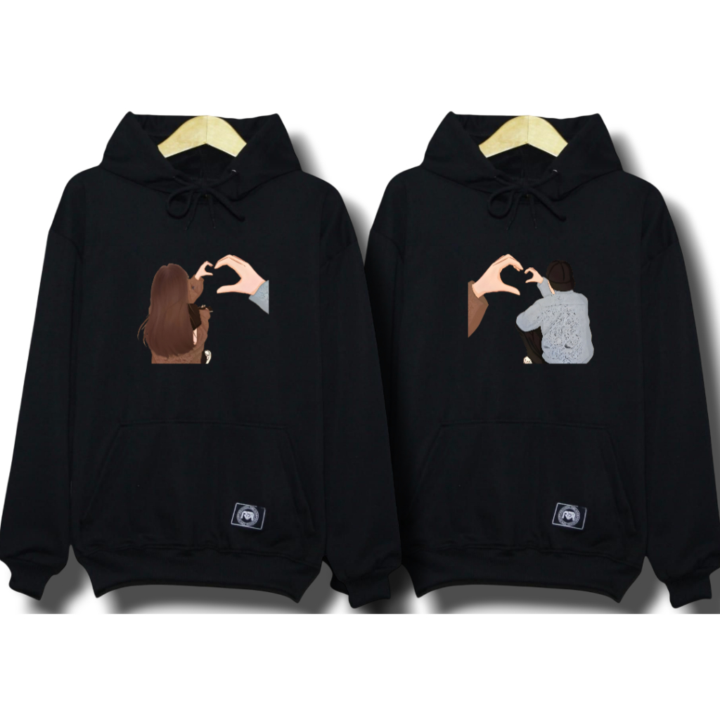 ZEYYA sweater couple pasangan / sweater couple pasangan 2 pcs hoodie couple / jaket couple pasangan 