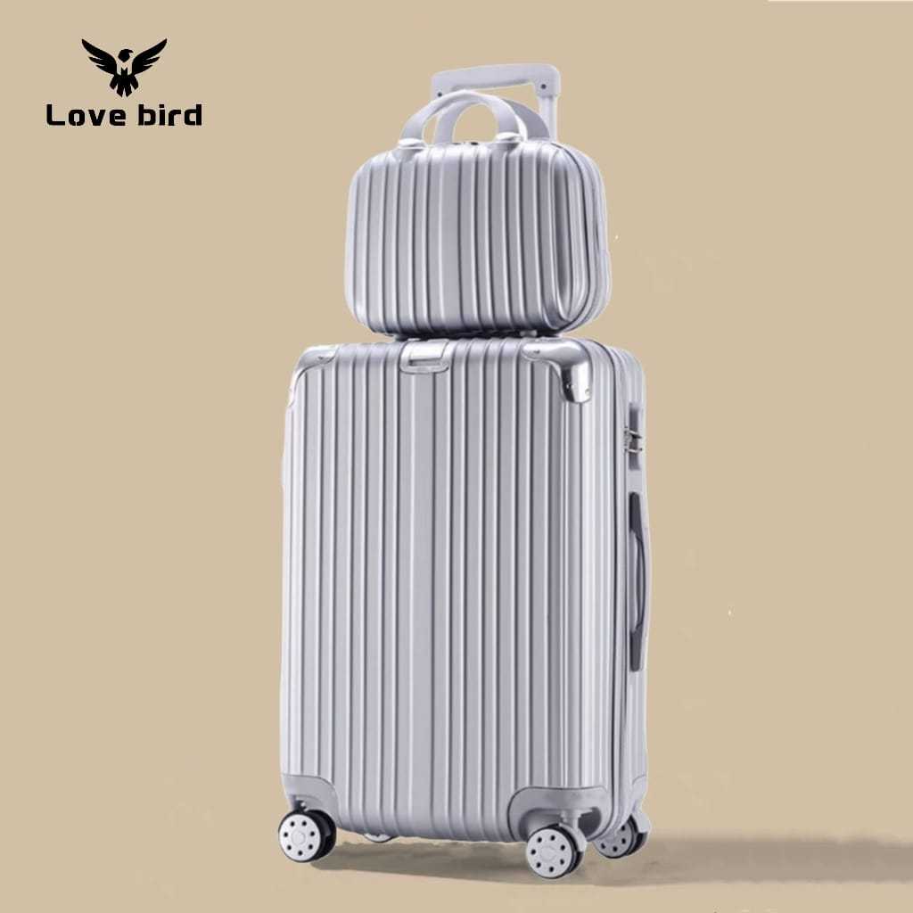 Love Bird koper Kabin 20 Inch Bagasi tas koper besar anak perempuan 24 Inch koper Mini 18 Inch