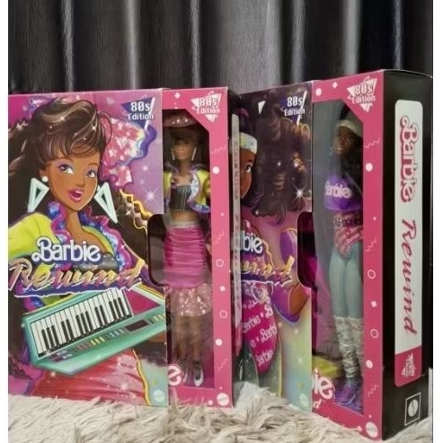 2 pcs Boneka Barbie Rewind 80s Edition