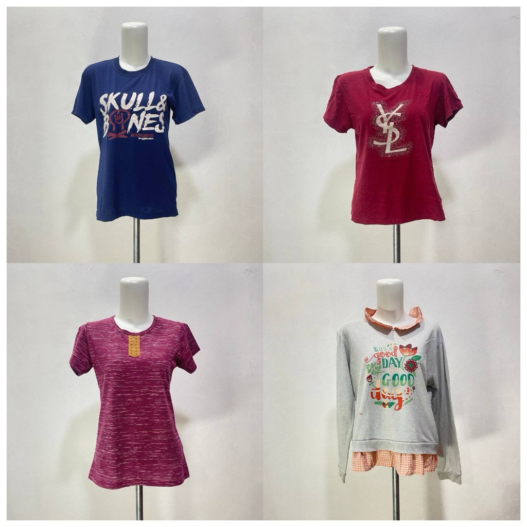 (Katalog 04) Kaos Lengan Pendek Atasan Wanita Kaos Lengan Pendek Wanita Kaos Lengan Pendek Wanita Ba
