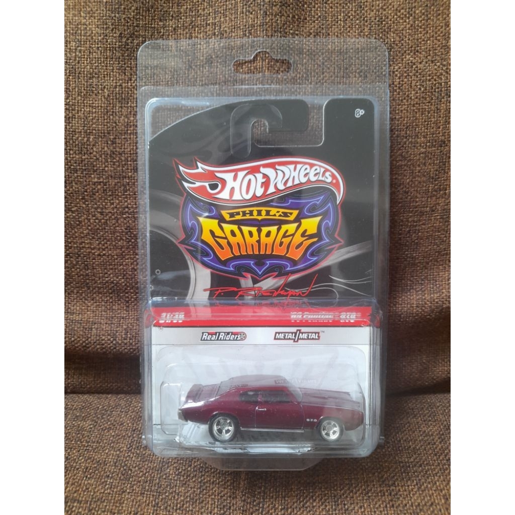 Hot Wheels Premium Phil's Garage - '69 Pontiac GTO Red (merah), Rare