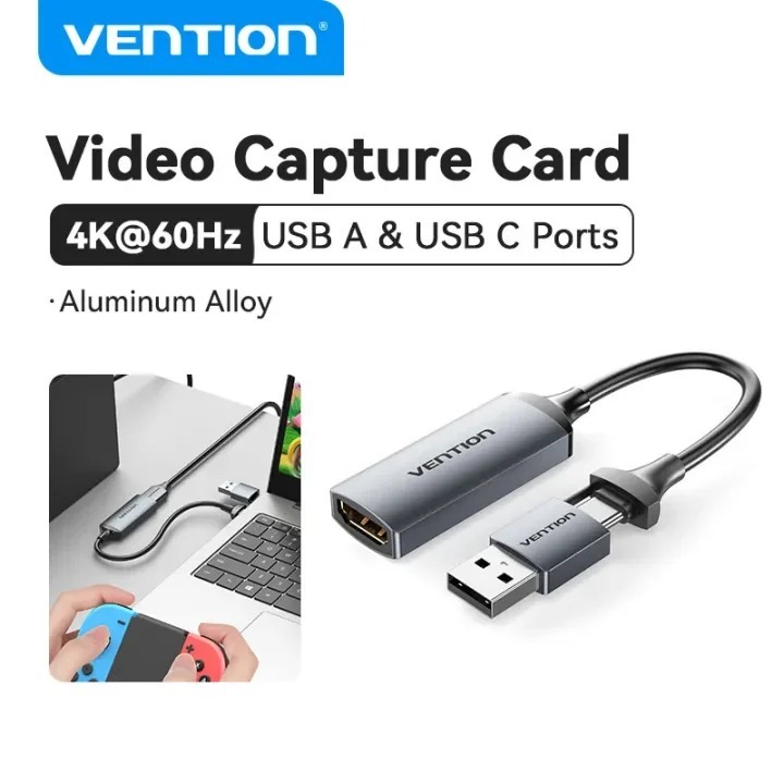 Vention Converter USB to HDMI Video Capture Card