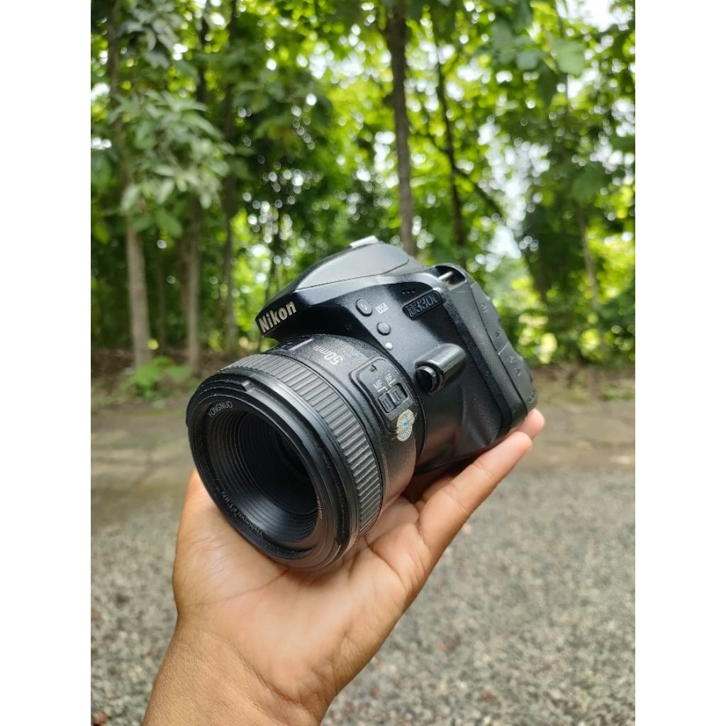 Nikon D3300 lensa fix yongnuo 50mm f1.8 bokeh