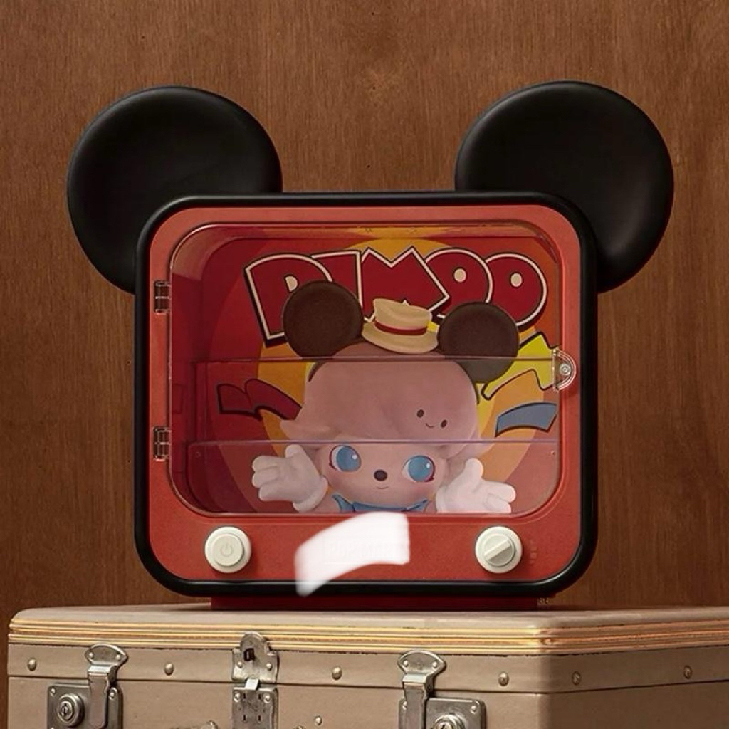 DIMOO WORLD × DISNEY Series TV Set Luminous Display Container POP MART