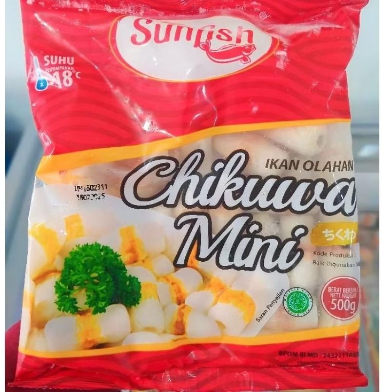 chikuwa sunfish 500gr / sunfish chikuwa mini
