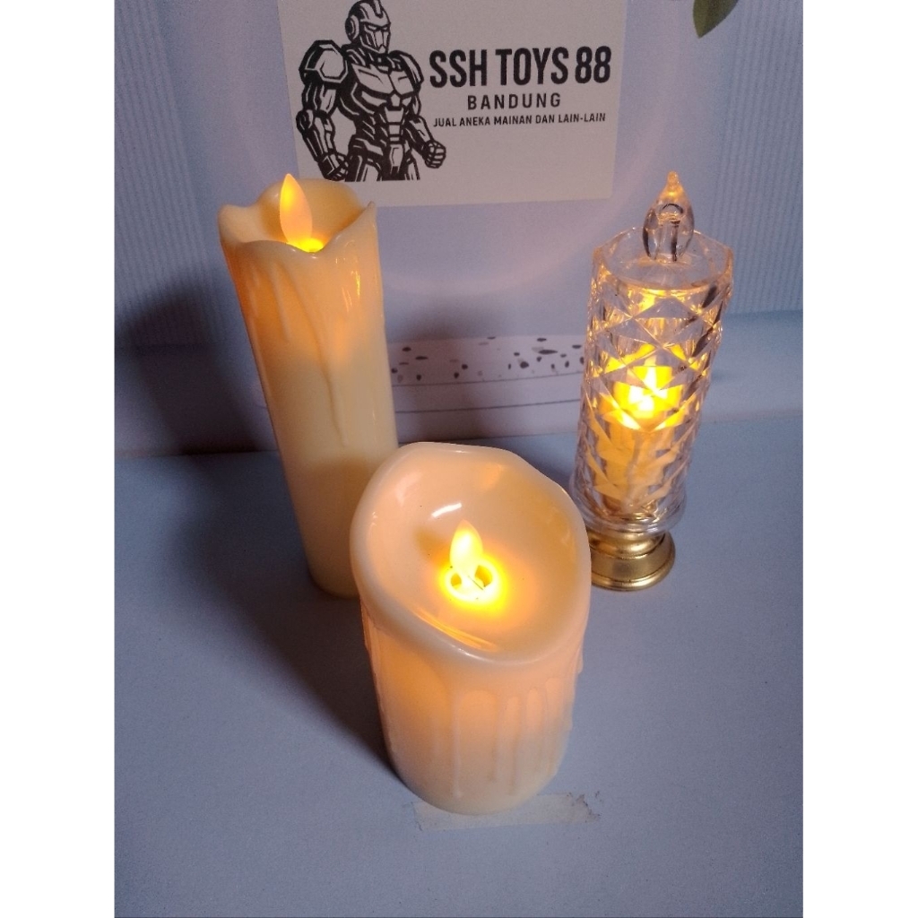 Lilin LED Baterai Besar